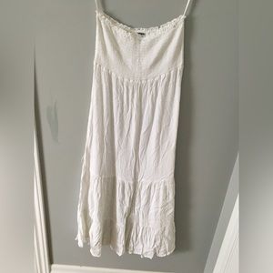 Aerie white strapless dress size M